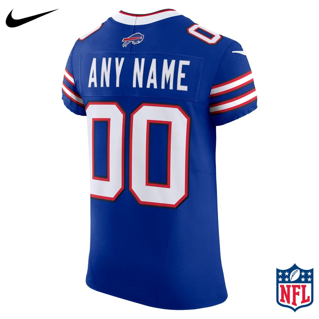 Nike Custom #00 Buffalo Bills Royal Blue Home Game Jersey