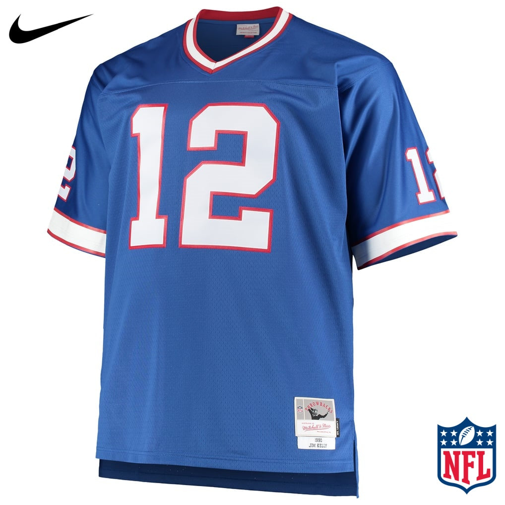 Mitchell & Ness Jim Kelly #12 Buffalo Bills Royal Blue Legacy Jersey