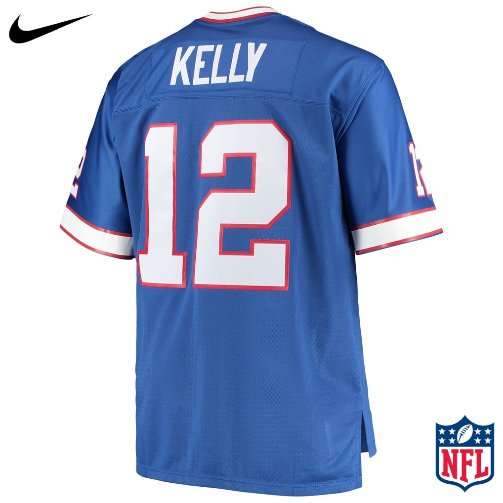 Mitchell & Ness Jim Kelly #12 Buffalo Bills Royal Blue Legacy Jersey