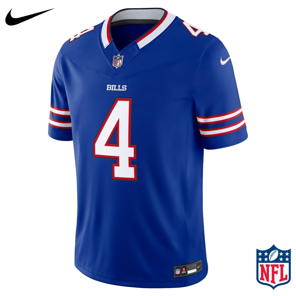 Nike James Cook #4 Buffalo Bills Royal Blue Home Game Jersey