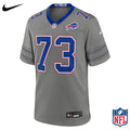 Nike Dion Dawkins #73 Buffalo Bills Gray Alternate Game Jersey