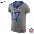Nike Josh Allen #17 Buffalo Bills Gray Alternate Game Jersey