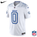 Nike Keon Coleman #0 Buffalo Bills White Away Game Jersey