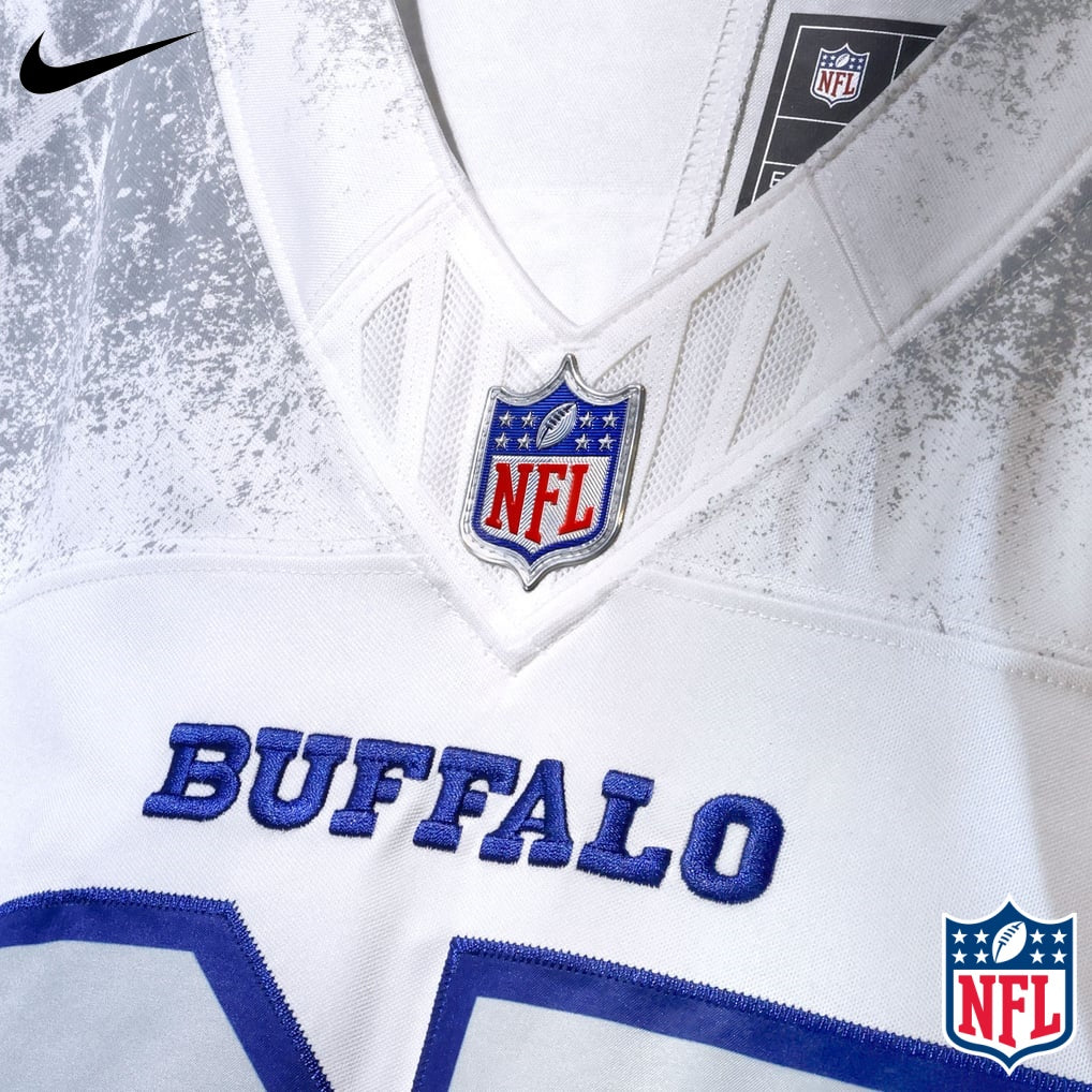 Nike Keon Coleman #0 Buffalo Bills White Away Game Jersey