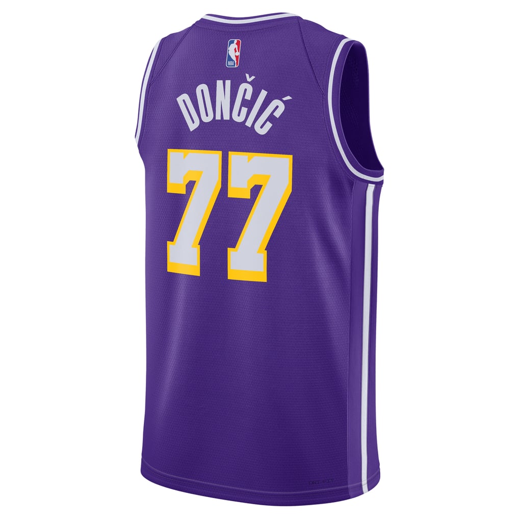 Jordan Brand Luka Dončić #77 Los Angeles Lakers Purple Statement Edition Swingman Jersey