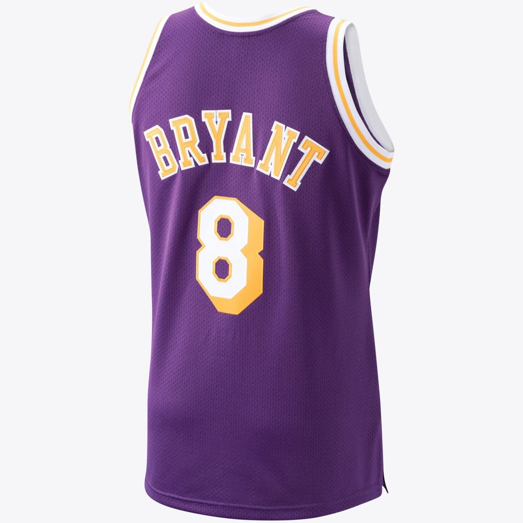 Mitchell & Ness Kobe Bryant #8 Los Angeles Lakers Purple Away Hardwood Classics Jersey