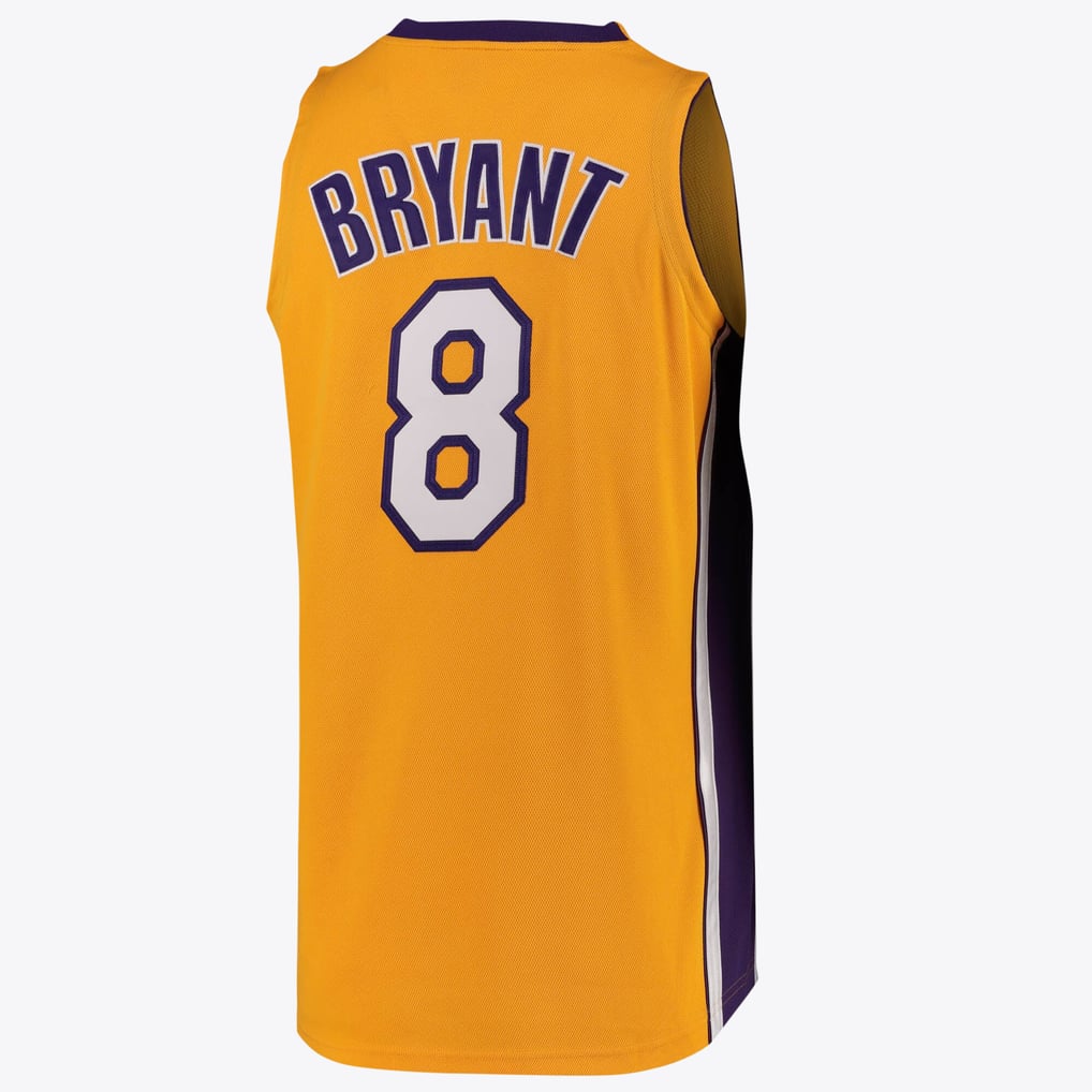 Mitchell & Ness Kobe Bryant #8 Los Angeles Lakers Gold Home Hardwood Classics Jersey