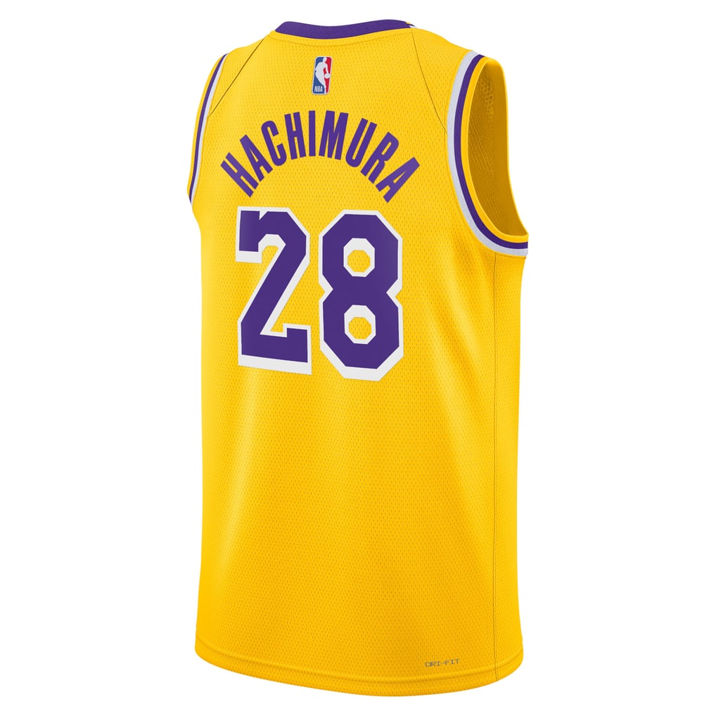 Nike Rui Hachimura #28 Los Angeles Lakers Gold Home Swingman Jersey
