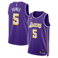 Jordan Brand Quentin Grimes #5 Los Angeles Lakers Purple Statement Edition Swingman Jersey