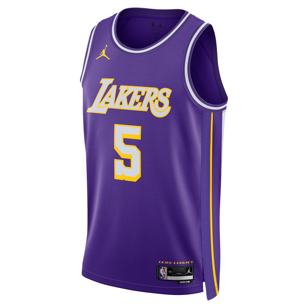 Jordan Brand Quentin Grimes #5 Los Angeles Lakers Purple Statement Edition Swingman Jersey