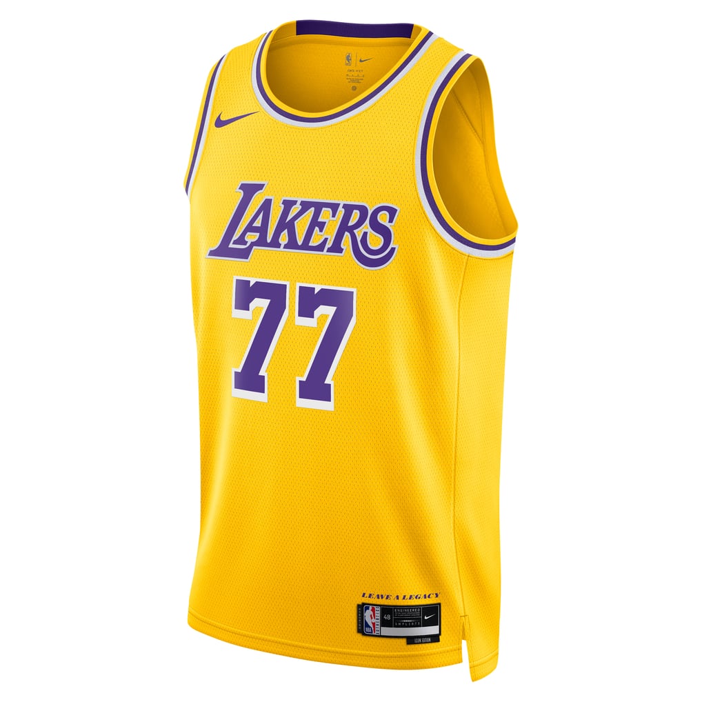 Nike Luka Dončić #77 Los Angeles Lakers Gold Home Swingman Jersey