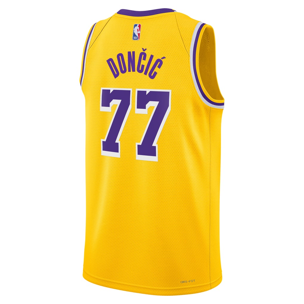 Nike Luka Dončić #77 Los Angeles Lakers Gold Home Swingman Jersey