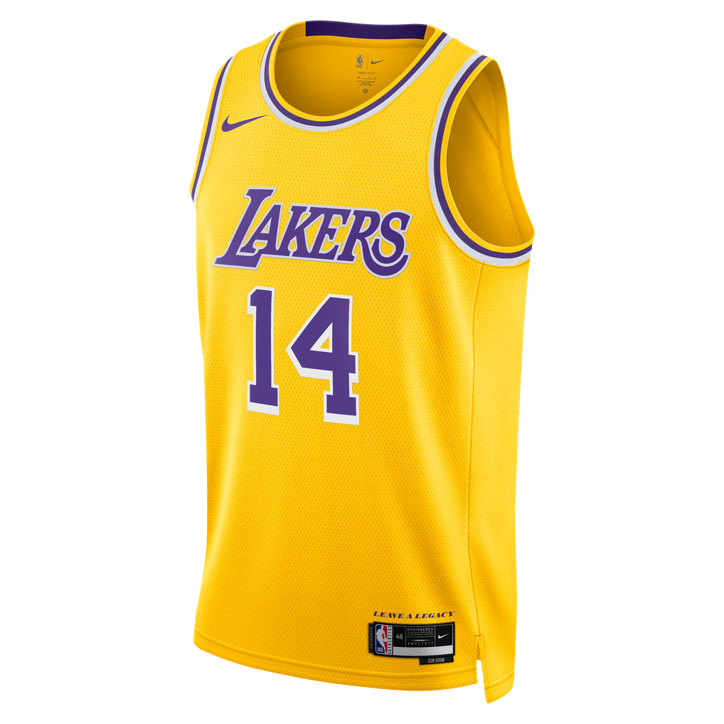 Nike Walker Kessler #14 Los Angeles Lakers Gold Home Swingman Jersey