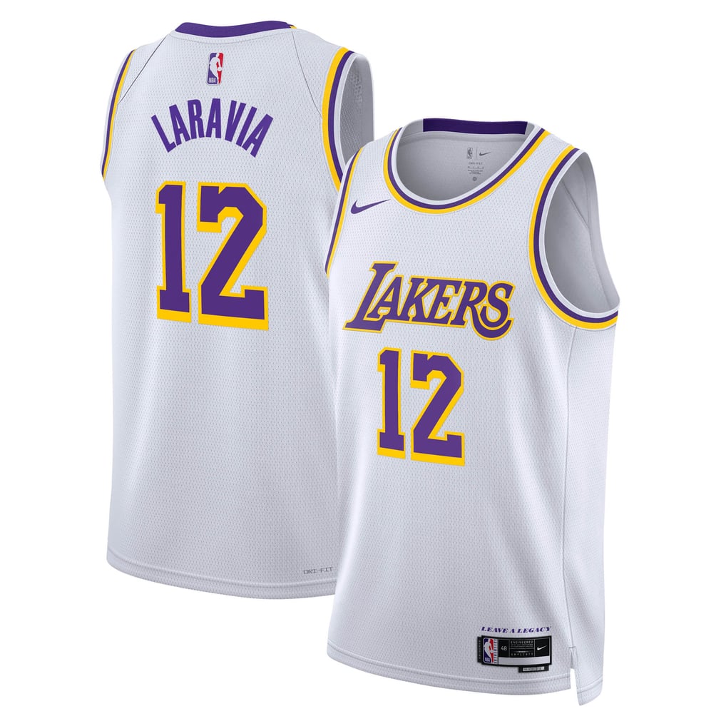 Nike Max Christie #12 Los Angeles Lakers White Away Swingman Jersey