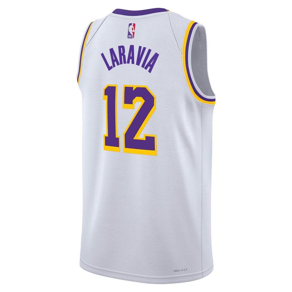 Nike Max Christie #12 Los Angeles Lakers White Away Swingman Jersey