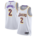 Nike Jarred Vanderbilt #2 Los Angeles Lakers White Away Swingman Jersey