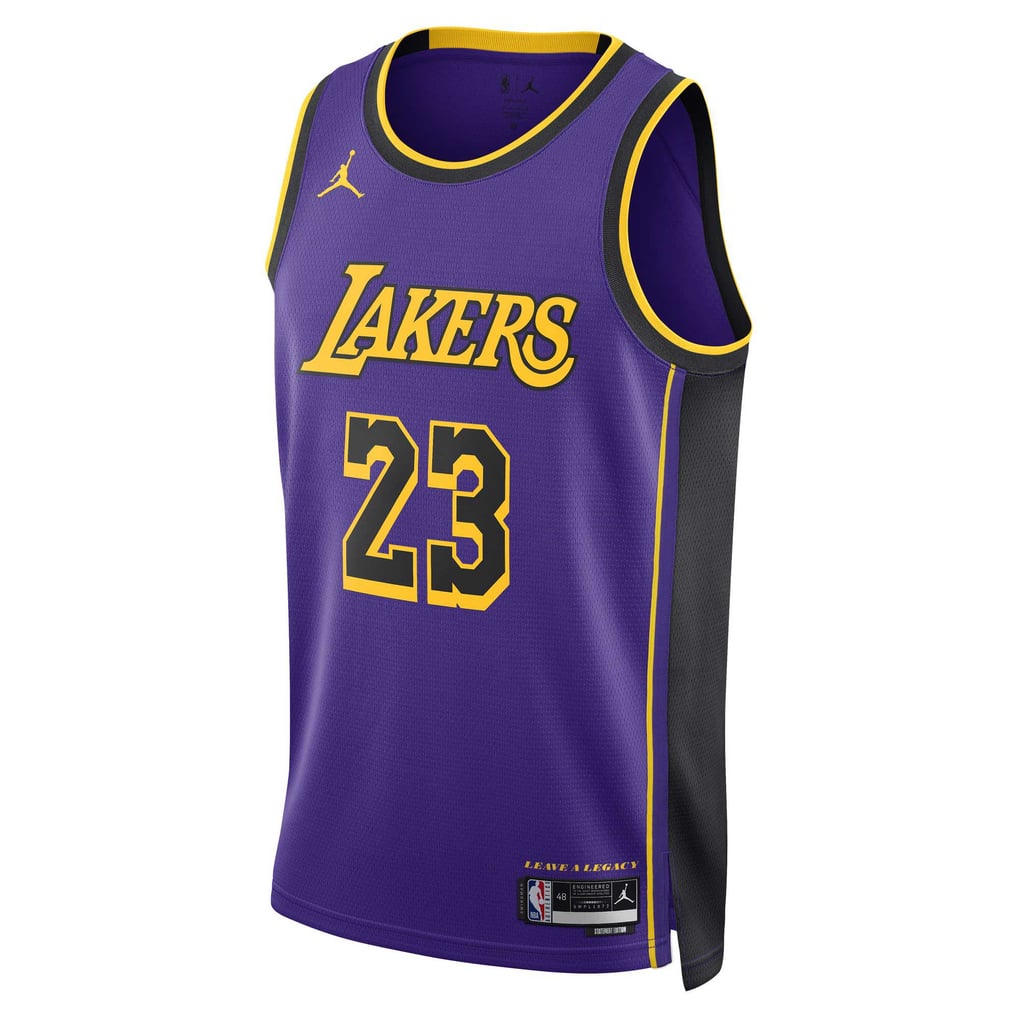 Jordan Brand LeBron James #23 Los Angeles Lakers Purple Statement Edition Swingman Jersey
