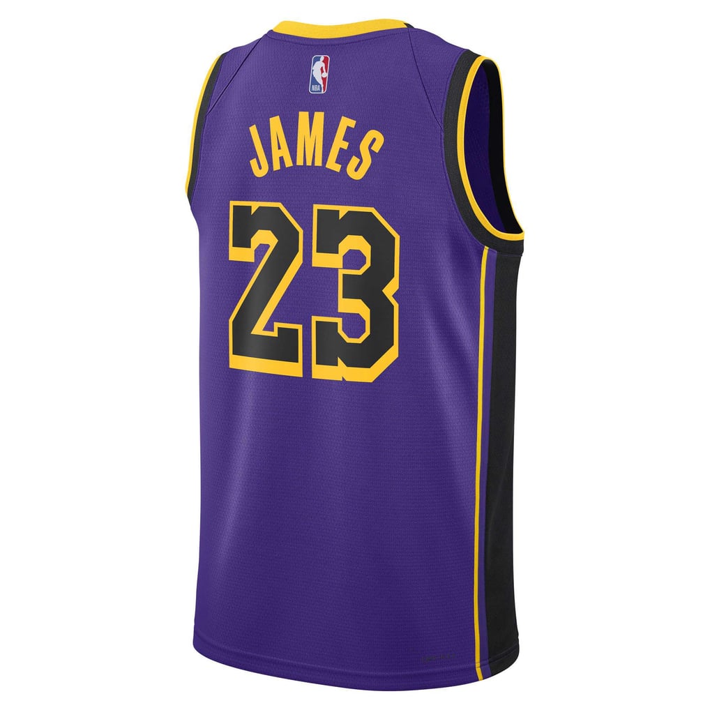Jordan Brand LeBron James #23 Los Angeles Lakers Purple Statement Edition Swingman Jersey