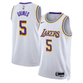 Nike Quentin Grimes #5 Los Angeles Lakers White Away Swingman Jersey