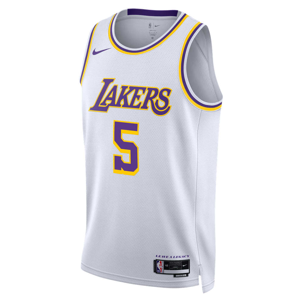 Nike Quentin Grimes #5 Los Angeles Lakers White Away Swingman Jersey