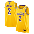 Nike Jarred Vanderbilt #2 Los Angeles Lakers Gold Home Swingman Jersey