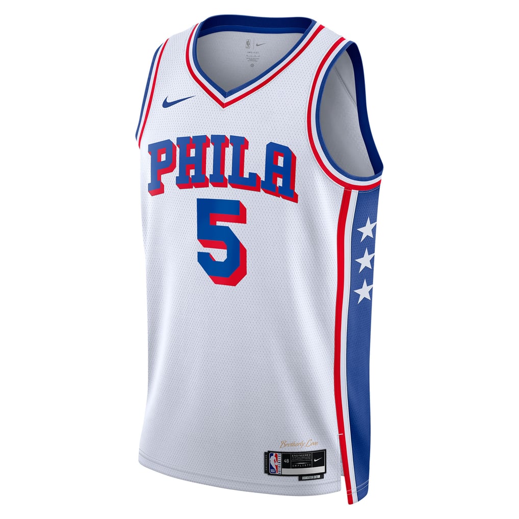Nike Quentin Grimes #5 Philadelphia 76ers White Away Swingman Jersey