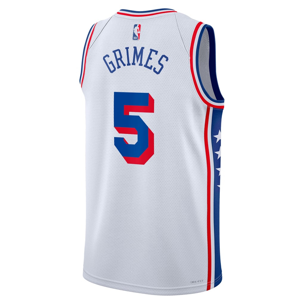 Nike Quentin Grimes #5 Philadelphia 76ers White Away Swingman Jersey