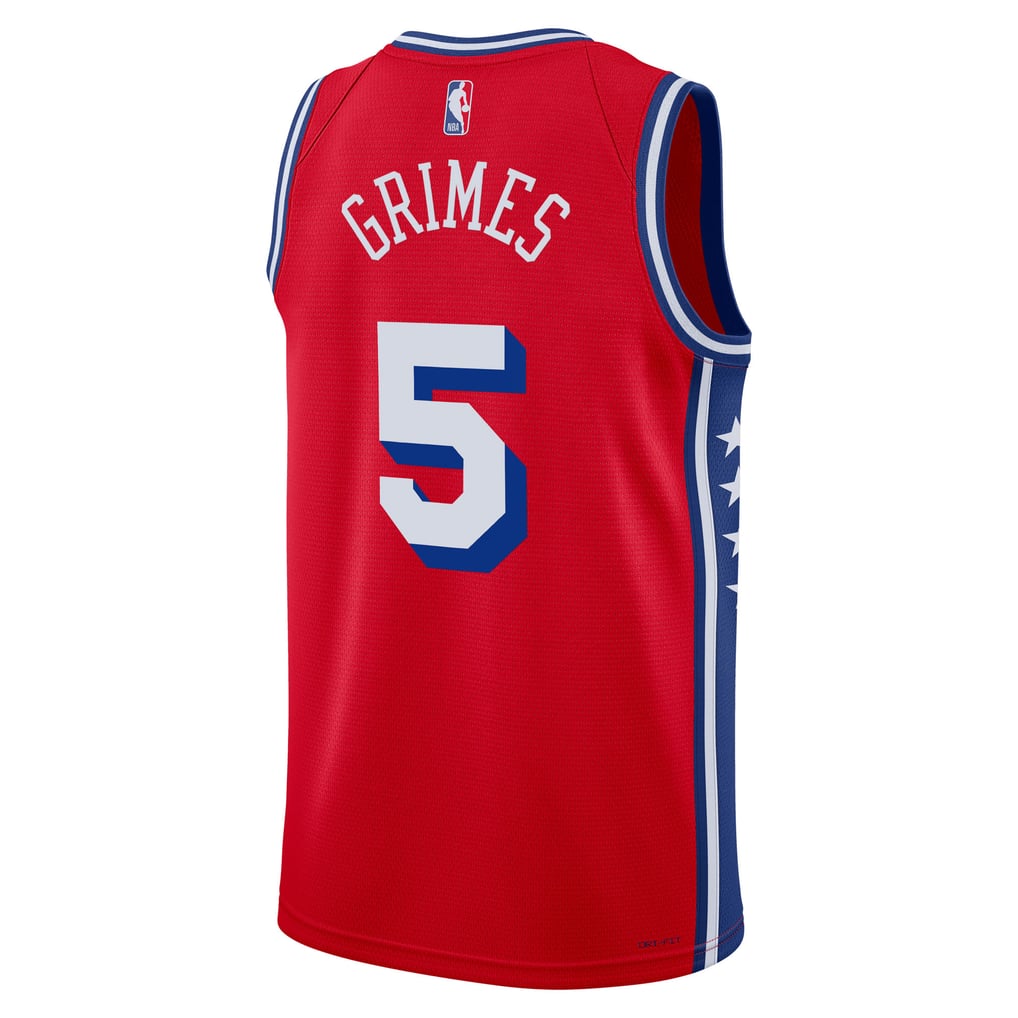 Jordan Brand Quentin Grimes #5 Philadelphia 76ers Red Home Swingman Jersey