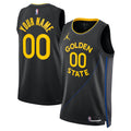 Jordan Brand Golden State Warriors Custom Black Statement Edition Swingman Jersey