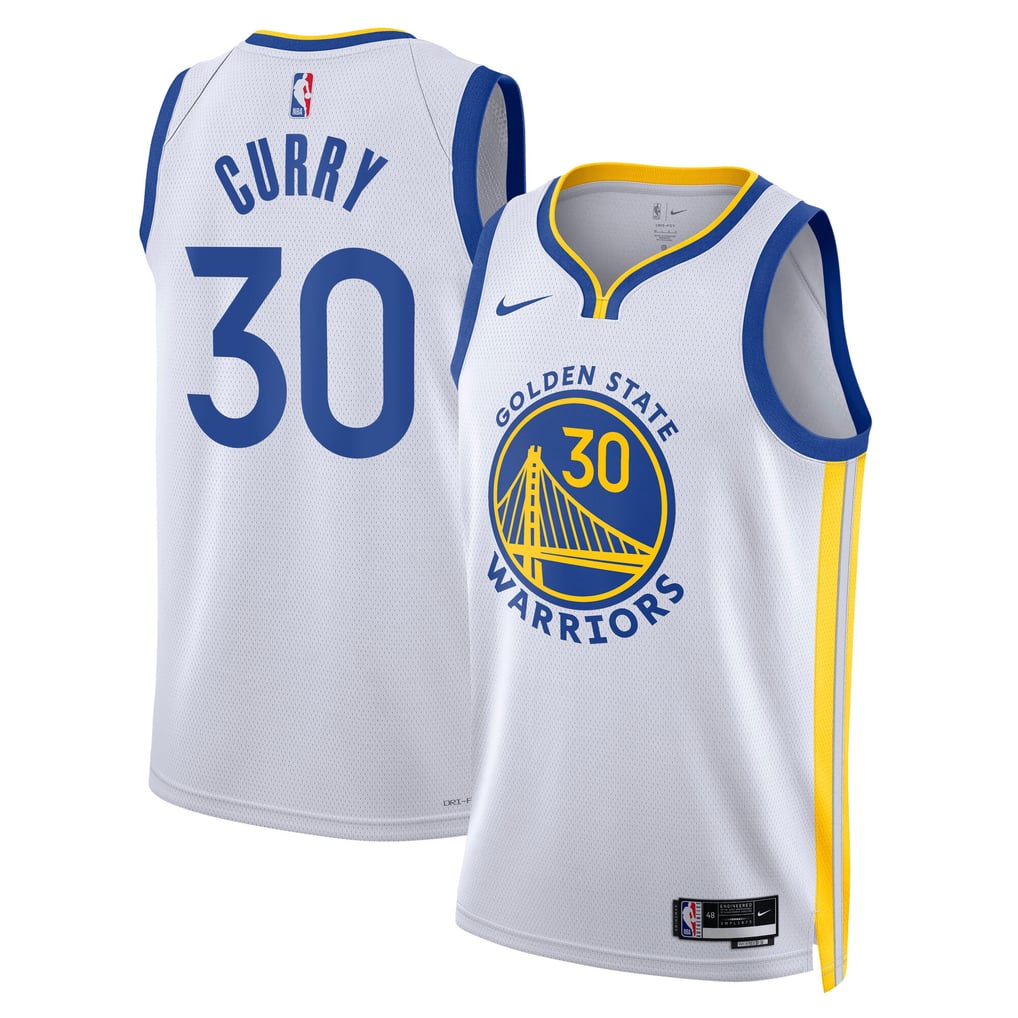 Nike Stephen Curry #30 Golden State Warriors White Away Swingman Jersey