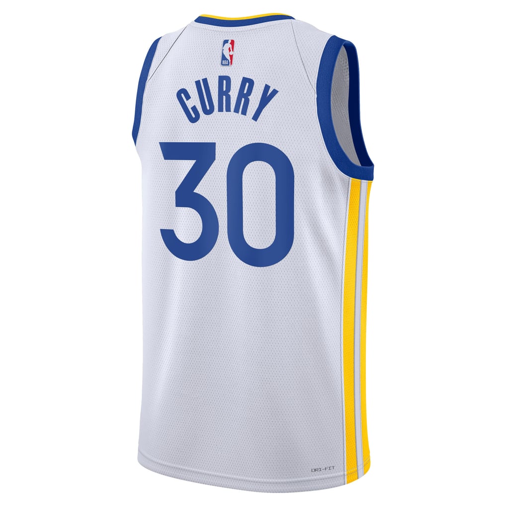 Nike Stephen Curry #30 Golden State Warriors White Away Swingman Jersey