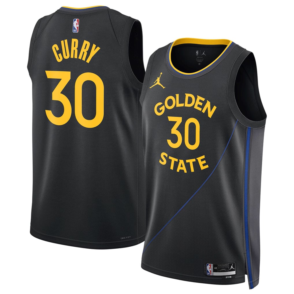 Jordan Brand Stephen Curry #30 Golden State Warriors Black Statement Edition Swingman Jersey