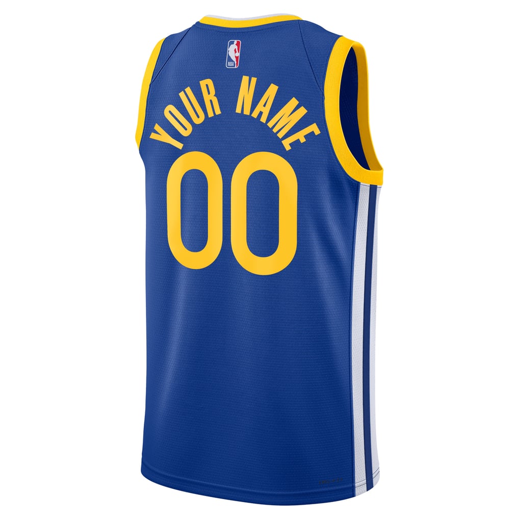 Nike Golden State Warriors Custom Royal Blue Home Swingman Jersey
