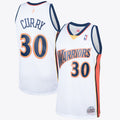 Mitchell & Ness Stephen Curry #30 Golden State Warriors White Hardwood Classics Jersey