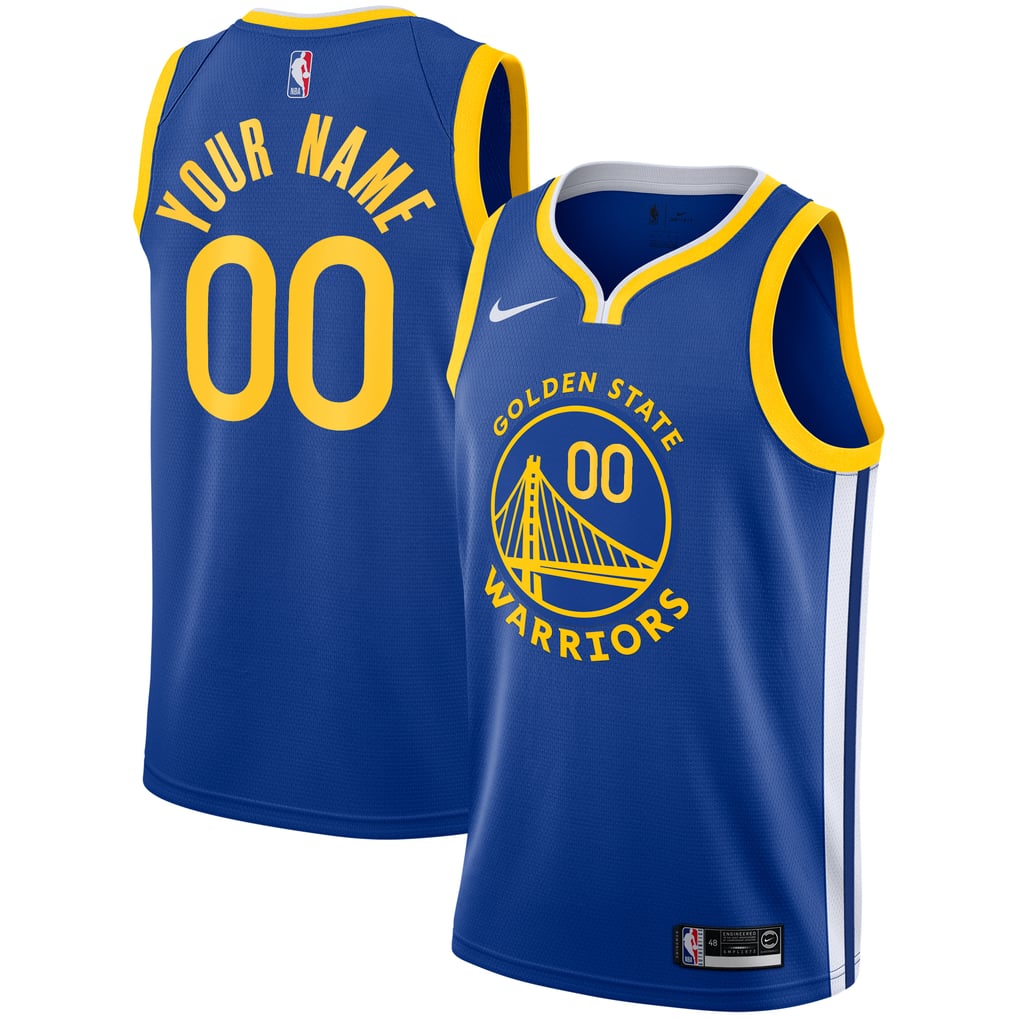 Nike Golden State Warriors Custom Royal Blue Home Swingman Jersey