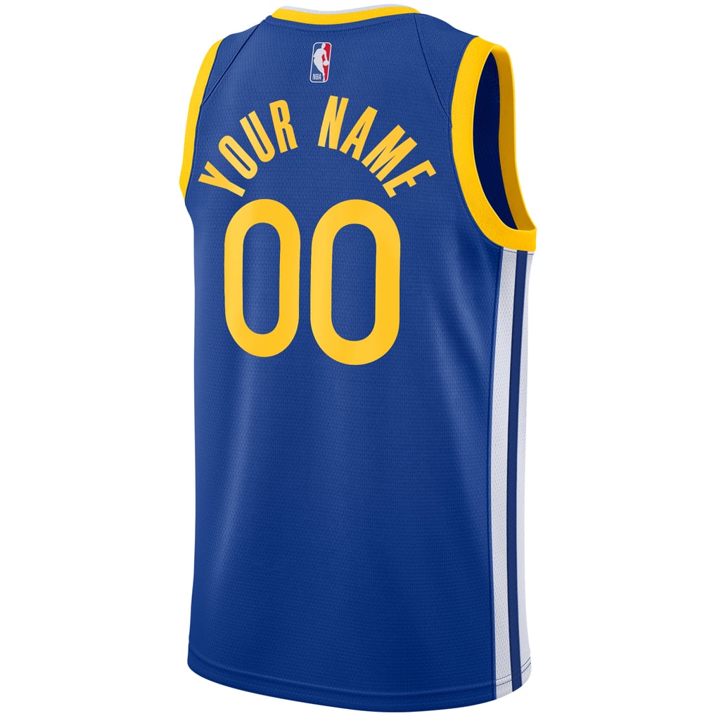 Nike Golden State Warriors Custom Royal Blue Home Swingman Jersey