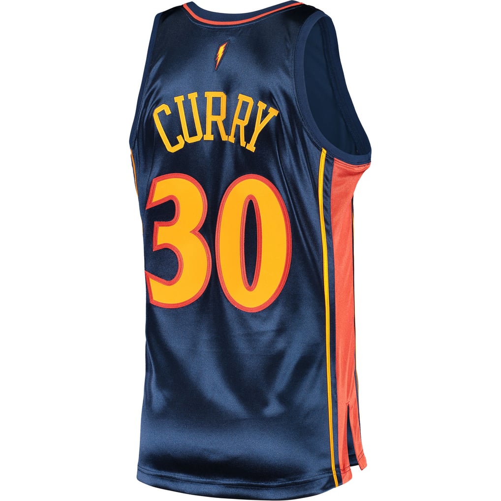 Mitchell & Ness Stephen Curry #30 Golden State Warriors Navy Hardwood Classics Authentic Jersey