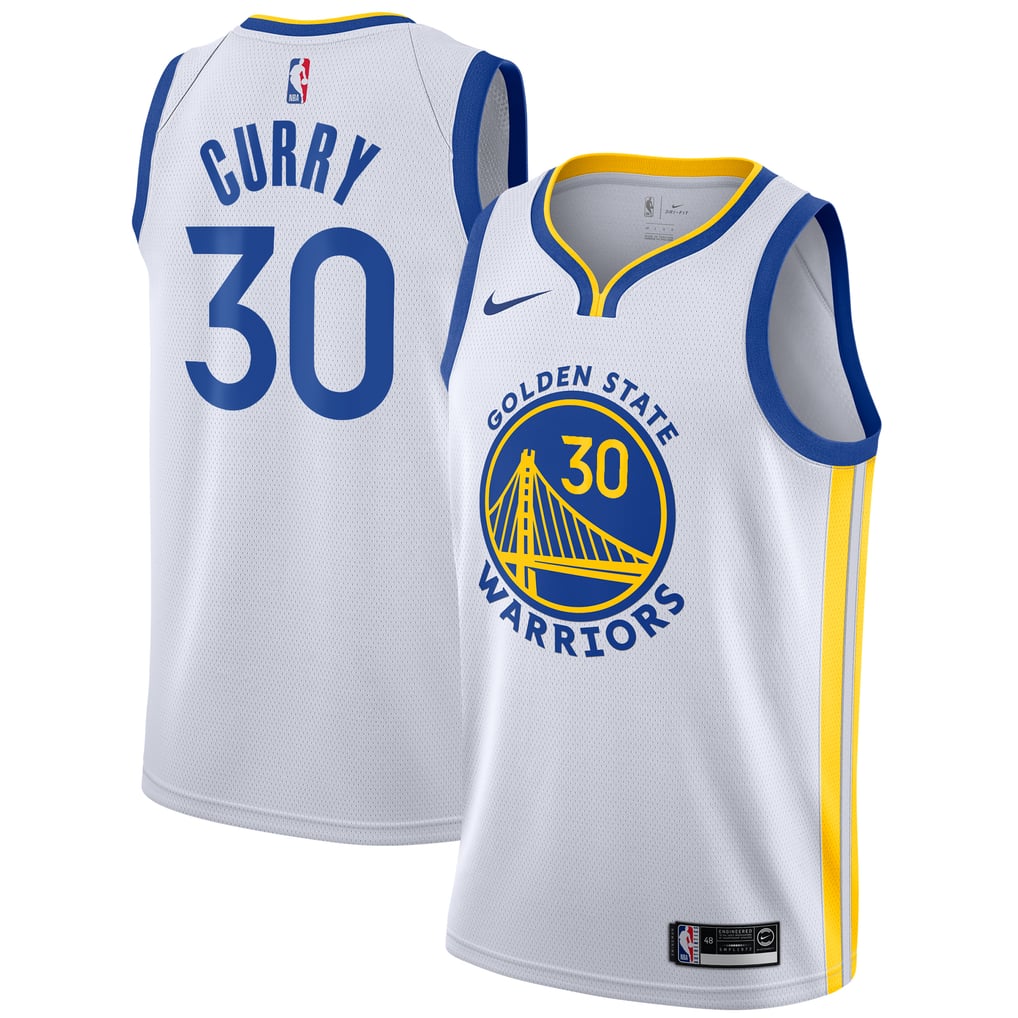 Nike Stephen Curry #30 Golden State Warriors White Away Swingman Jersey