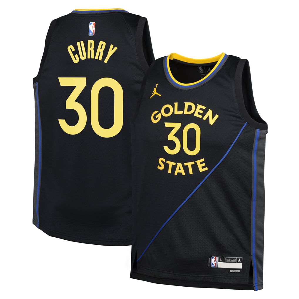 Jordan Brand Stephen Curry #30 Golden State Warriors Black Statement Edition Swingman Jersey