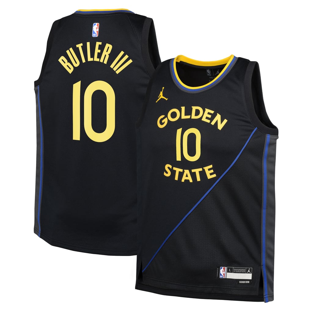 Jordan Brand Jimmy Butler III Golden State Warriors Black Statement Edition Swingman Jersey