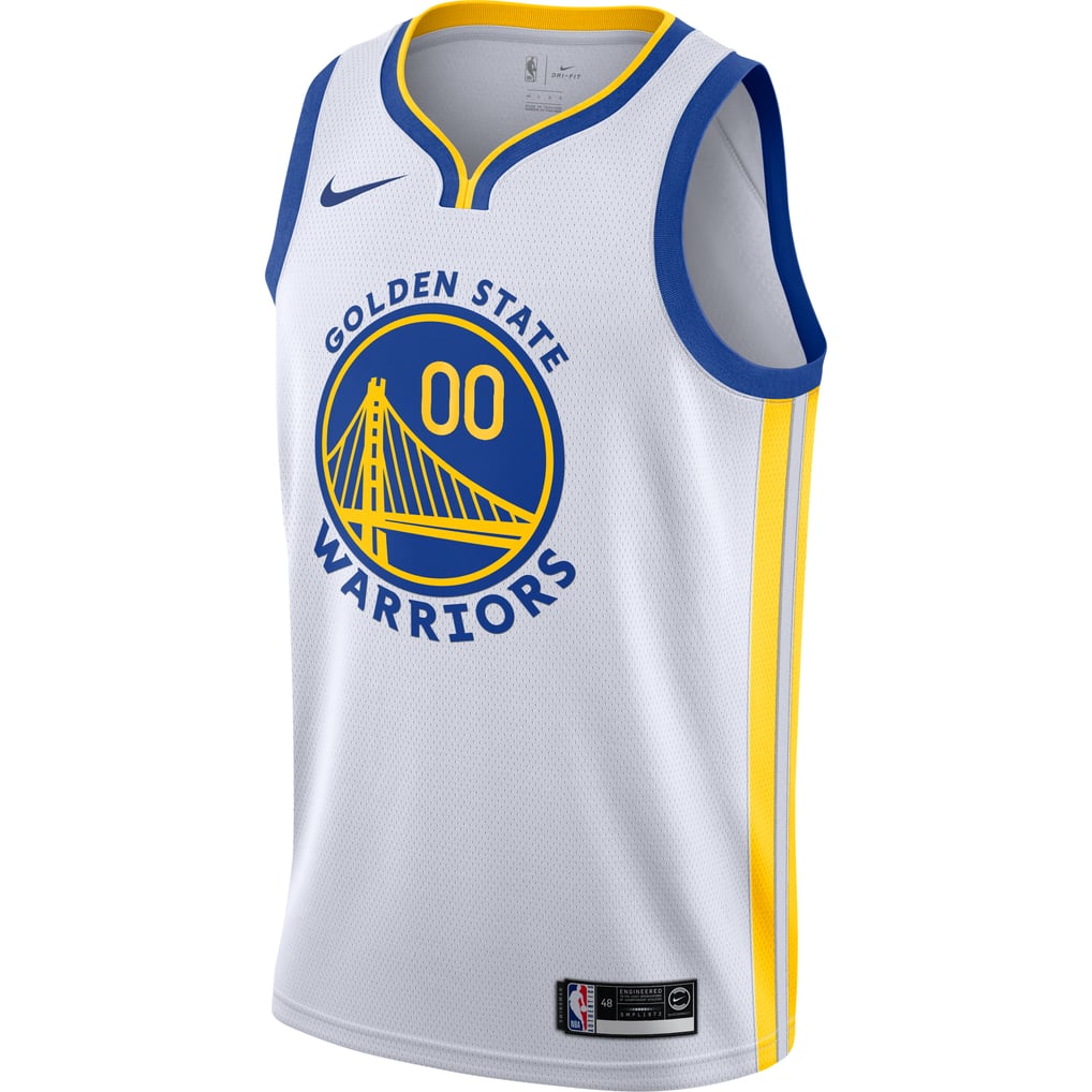 Nike Golden State Warriors Custom White Away Swingman Jersey