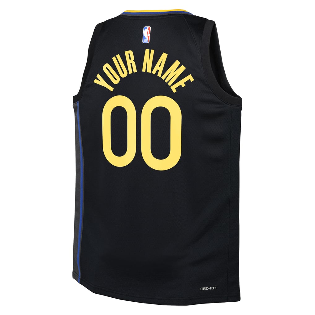 Jordan Brand Golden State Warriors Custom Black Statement Edition Swingman Jersey