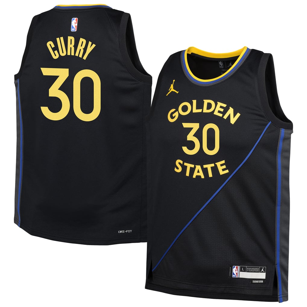 Jordan Brand Stephen Curry #30 Golden State Warriors Black Statement Edition Swingman Jersey