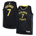 Jordan Brand Kristaps Porzingis #7 Golden State Warriors Black Statement Edition Swingman Jersey