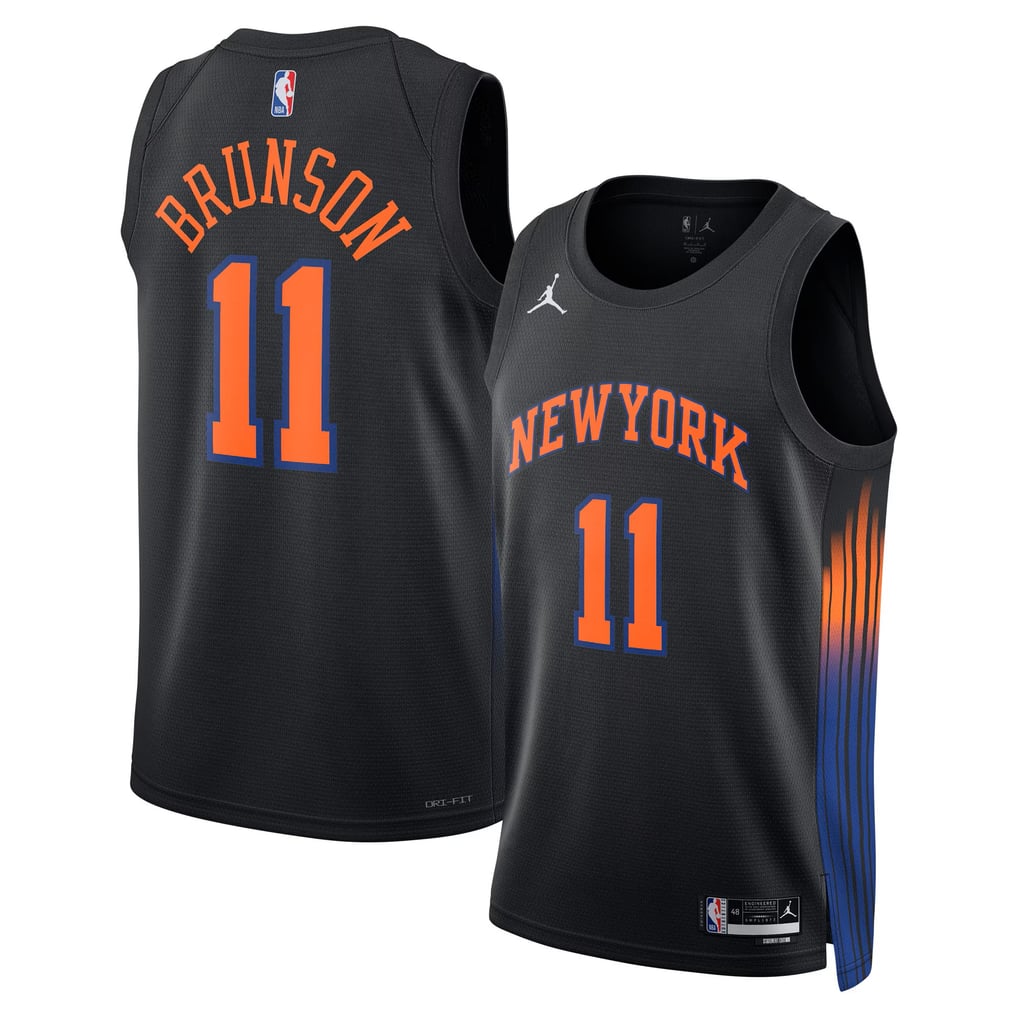 Nike Jalen Brunson #11 New York Knicks Black City Edition Swingman Jersey