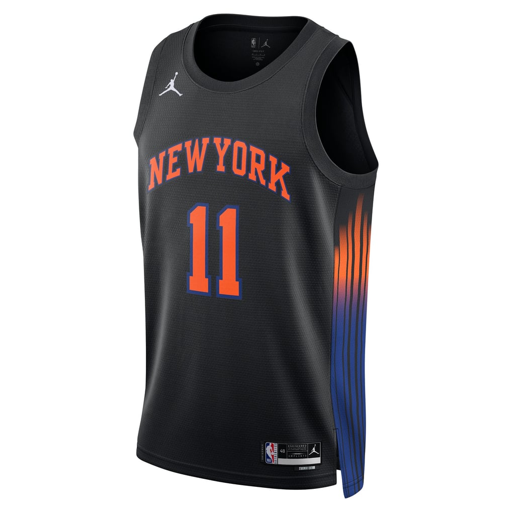 Nike Jalen Brunson #11 New York Knicks Black City Edition Swingman Jersey