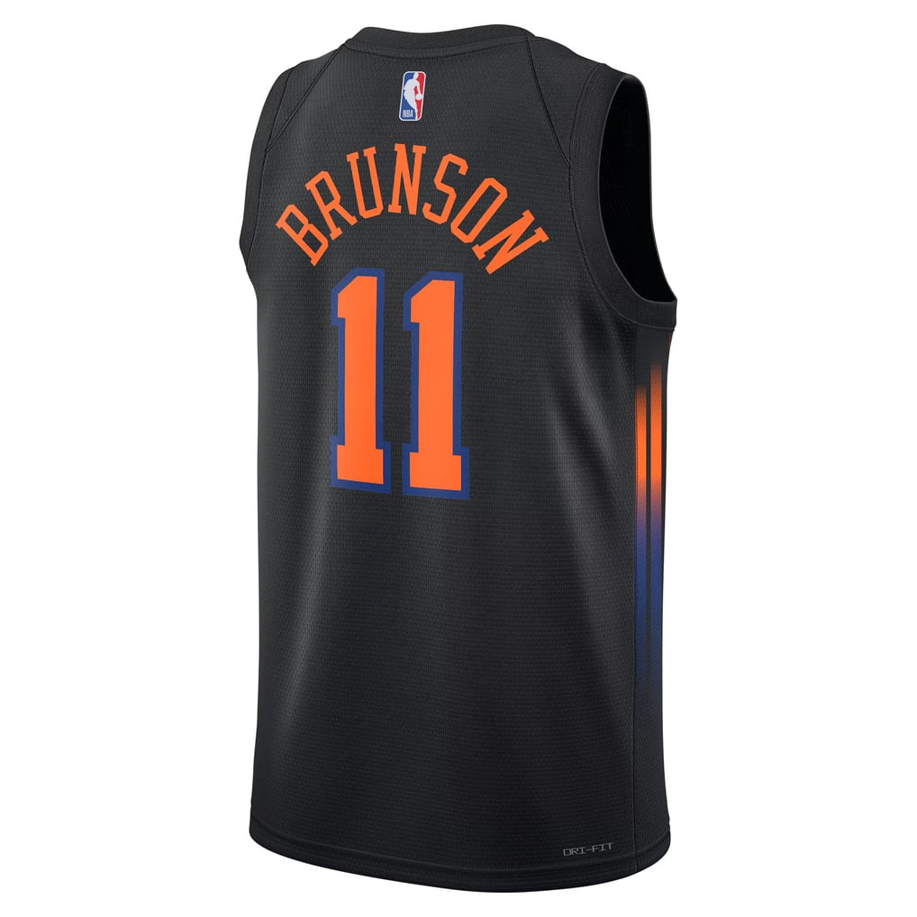 Nike Jalen Brunson #11 New York Knicks Black City Edition Swingman Jersey