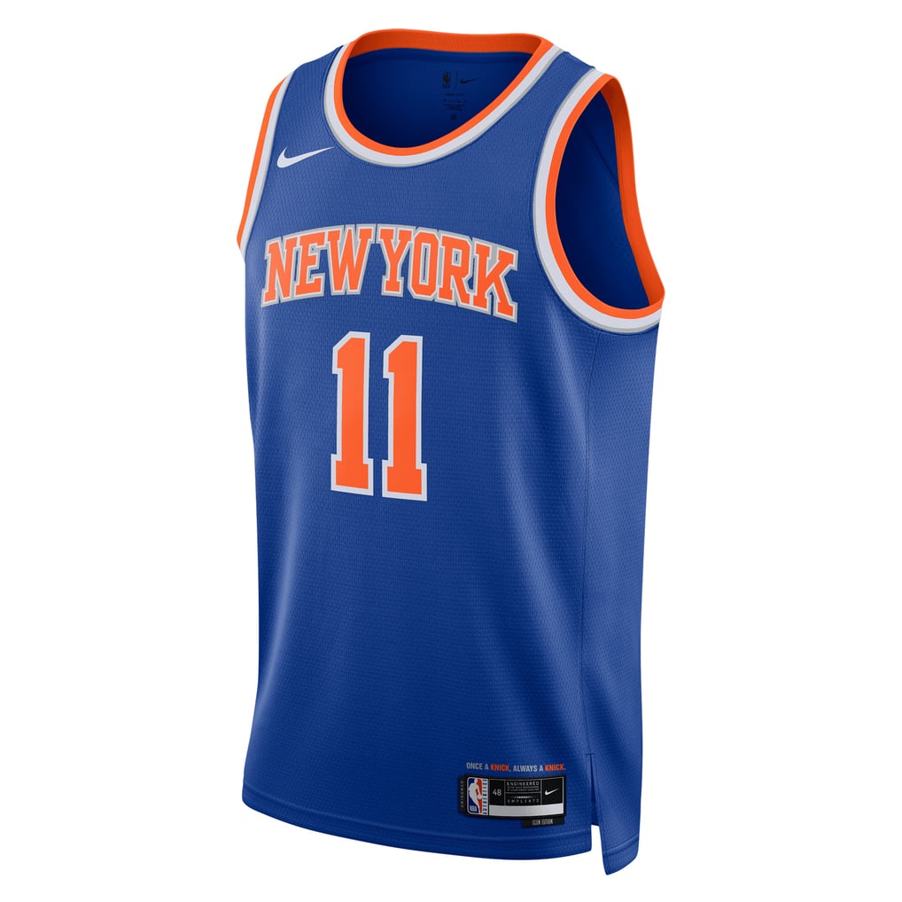 Nike Jalen Brunson #11 New York Knicks Blue Home Swingman Jersey