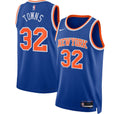 Nike Karl-Anthony Towns #32 New York Knicks Blue Home Swingman Jersey