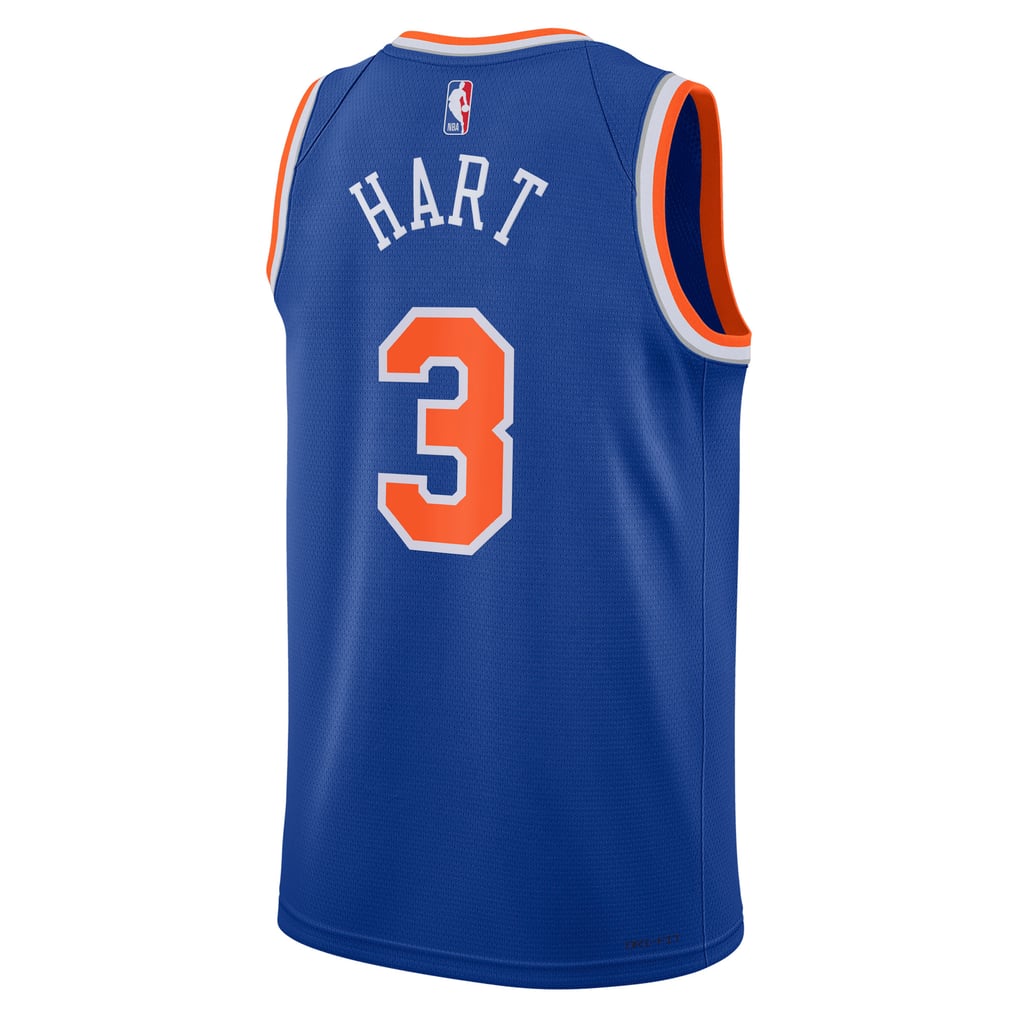 Nike Josh Hart #3 New York Knicks Blue Home Swingman Jersey